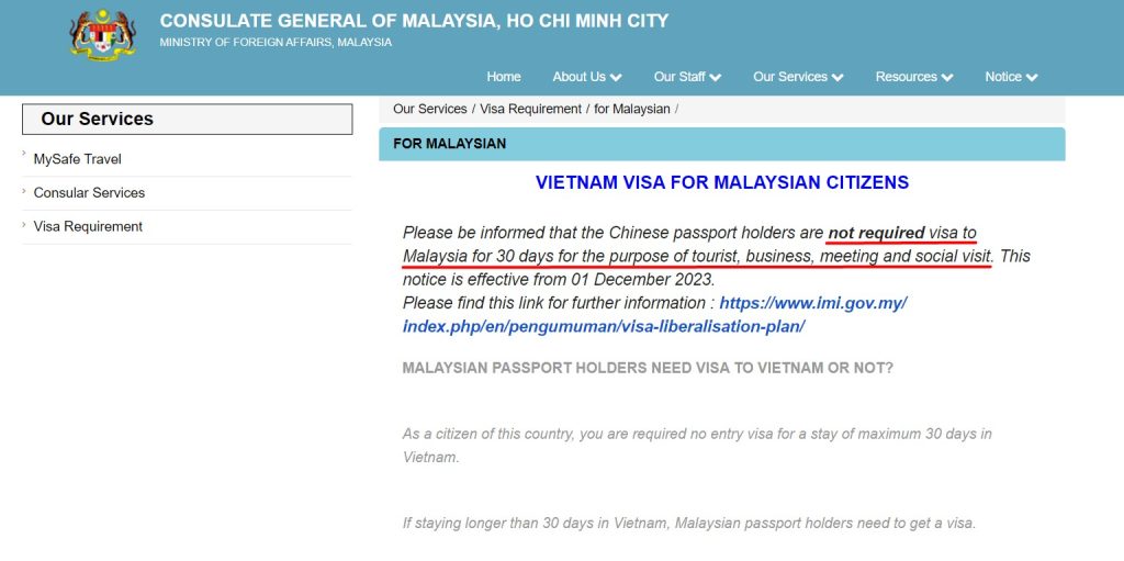 Malaysia Foregin Department indicaté visa-free entry to Vietnam for up to 30 days.