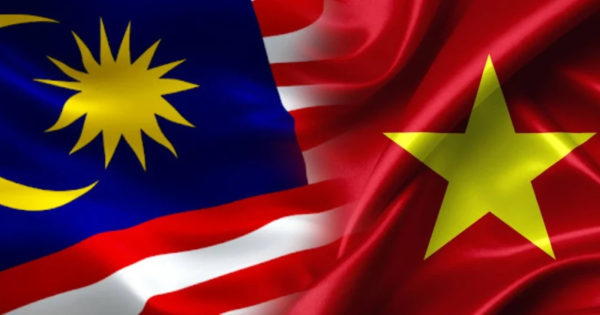 A flag showing the relationship between Malaysia and Vietnam.