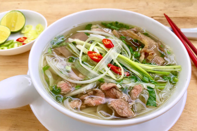 Traditional Vietnamese dishes served during Independence Day celebrations.