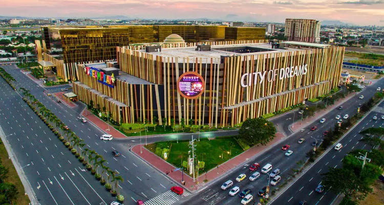 "Luxury casino resorts in Asia featuring grand architecture, vibrant gaming floors, and world-class entertainment in iconic destinations like Macau and Singapore."